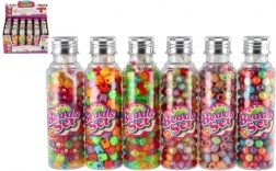 Plastične perle sa špagom u kutijici – mix boja