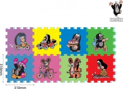 Pjenasti tepih KRTICA 29 × 29 cm