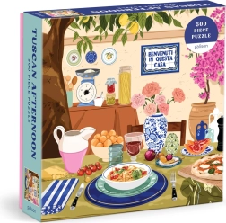 kvadratne puzzle popodne u Toskani 500 dijelova