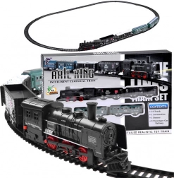 Električna željeznica s lokomotivom i vagonima