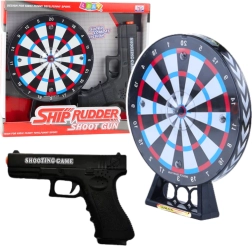 Laserski pištolj s metom za djecu – streljačka igra sa svjetlima i zvukovima