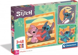 Clementoni puzzle Stitch: prijateljski izvanzemaljac 3×48 dijelova