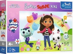 Puzzle XXL sa veselim prijateljima Gabi - Gabina Mačja Kućica