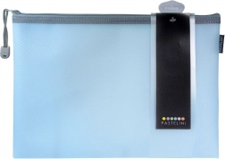 Omotnica s patentnim zatvaračem A4 Pastelini plava