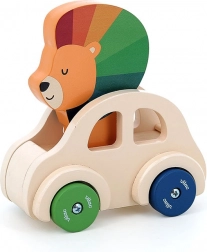 Drveno autić s trubom Lav od Vilac