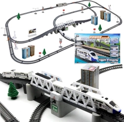 Električni osobni vlakić s dugačkim tračnicama