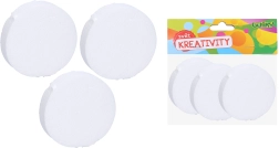 Dekorativni krug od polistirena 10x2,5 cm, set od 3 komada