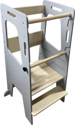 Rastući učni tornjić 2Kids Toys sivi