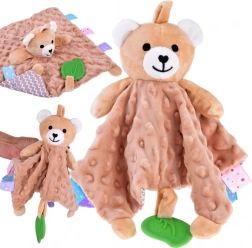 Plišana mazilica zeko s oznakama i grickalicom za bebe – Medvjedić