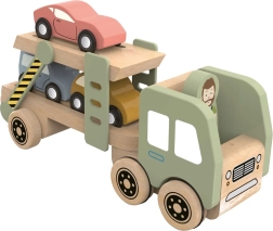Drveni transporter automobila s autićima 2Kids Toys