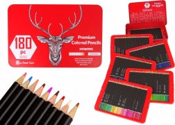 Set Malog Umjetnika u Metalnoj Kutiji 180 Kom Akvarela