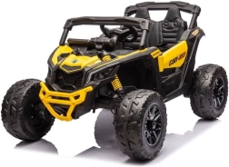 Električni autić Baby Mix Buggy Hornet 12V žuti