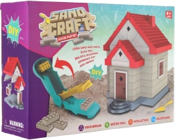 Konstruktorski set kućica od modelirajućeg pijeska s dodacima