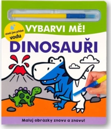 Oboji me! Dinosauri - Knjiga S Vodenim Bojama