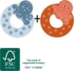 Drveno slovo O od Small Foot