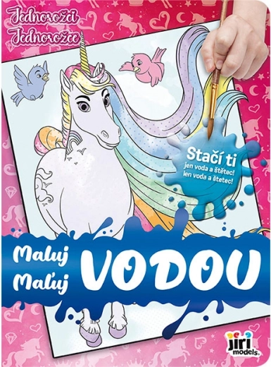 Bojanke slikanje vodom – jednorog