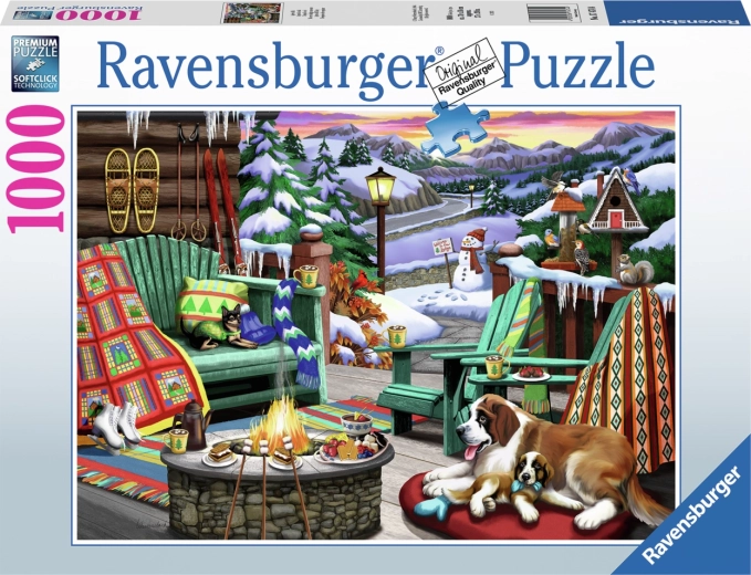Ravensburger puzzle Cijeli dan u planinama 1000 dijelova