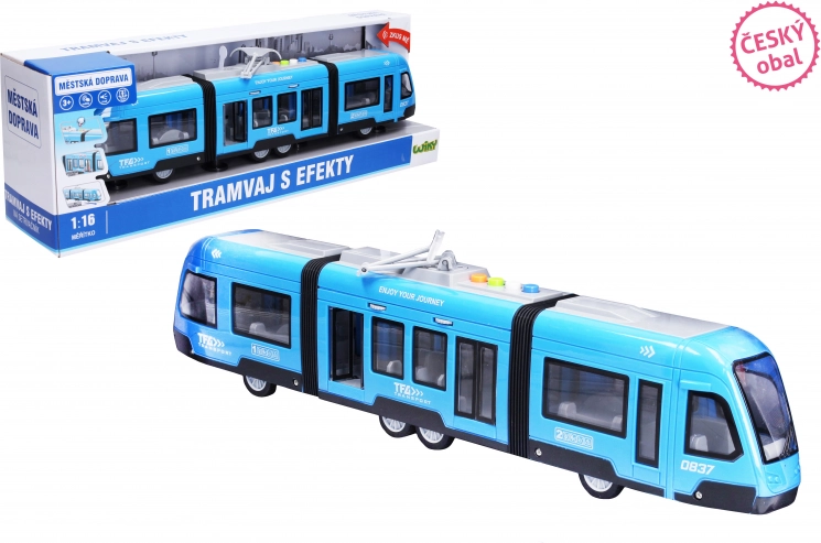 Tramvaj s efektima 44 cm na inercijski pogon – češko pakiranje