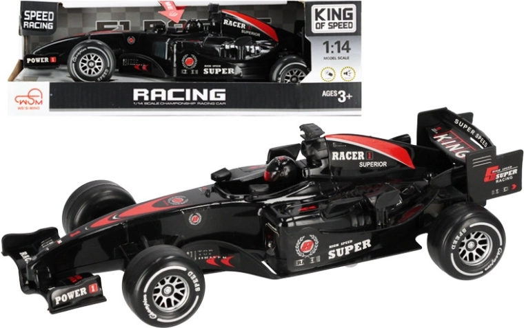 Racing car with light and sound