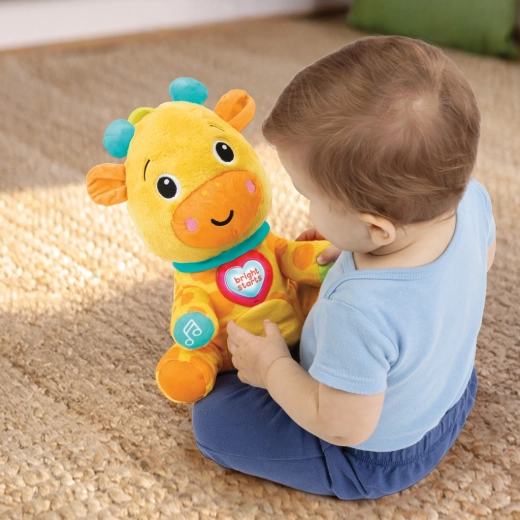 Soft giraffe for little hands