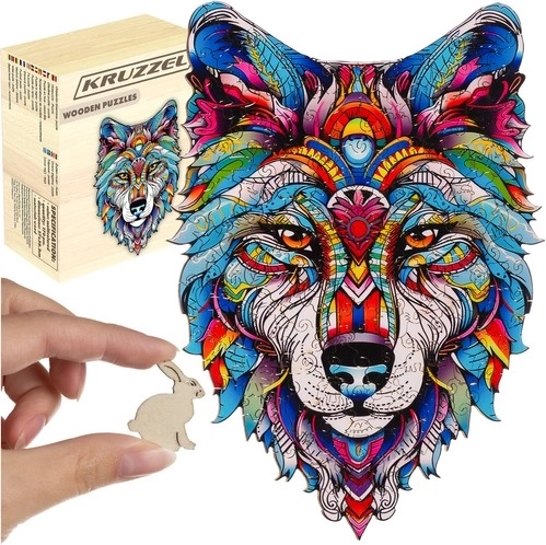 Drvene puzzle KRUZZEL – vuk 170 dijelova
