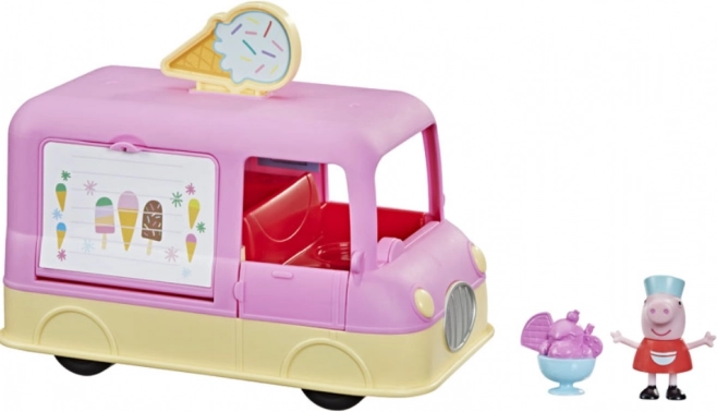 Peppa Pig – sladoledarsko vozilo sa zvukovima i figuricom