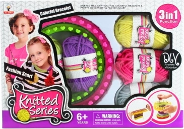 Pletaći set za izradu šala i kape za djecu