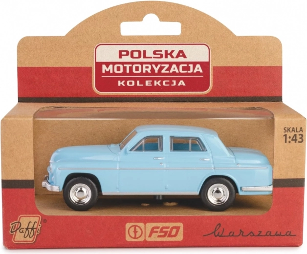 Model automobila Warszawa 223 plavi