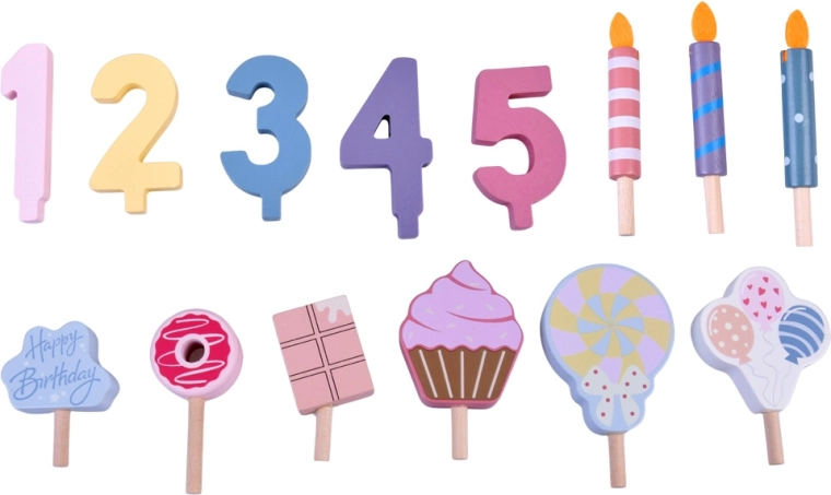 Zamjenjivi ukrasi i brojke 1–5