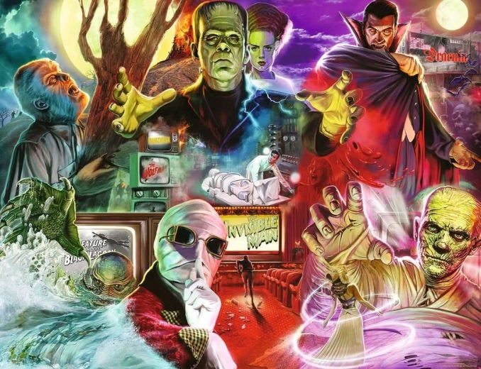 Ravensburger slagalica Universal Monsters 2000 dijelova