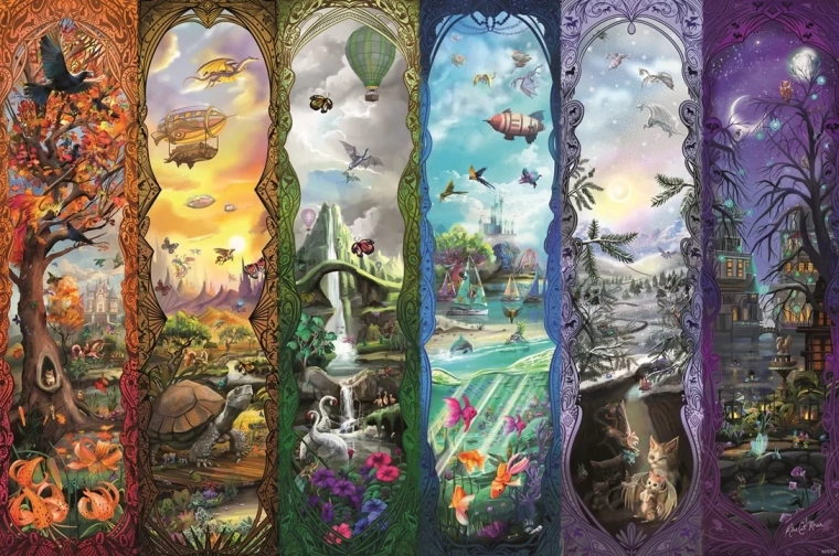 Puzzle RAVENSBURGER Putovi mašte 7000 dijelova