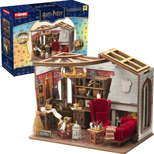 Puremind Harry Potter drvena 3D slagalica – zajednička soba Gryffindora