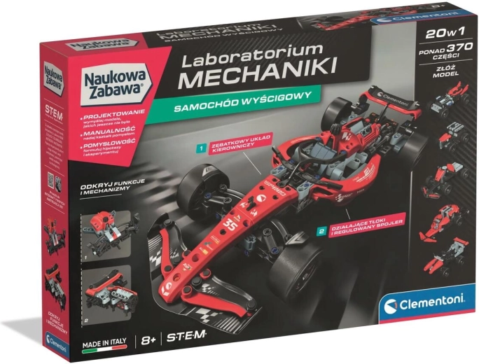Clementoni Laboratorij mehanike – trkaći automobil