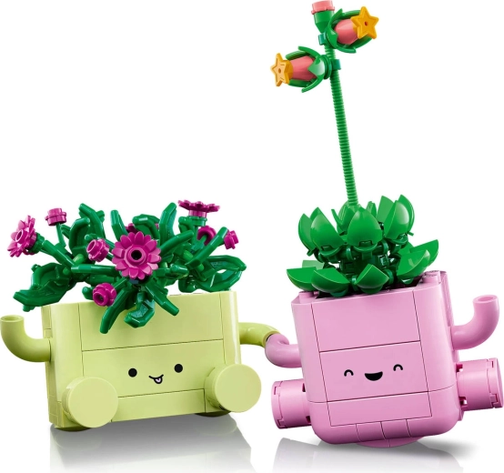 Two waving pots