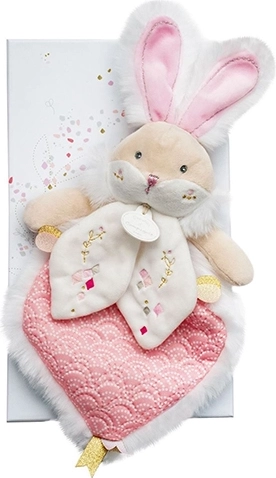 Doudou poklon set ružičasti prijatelj zeko