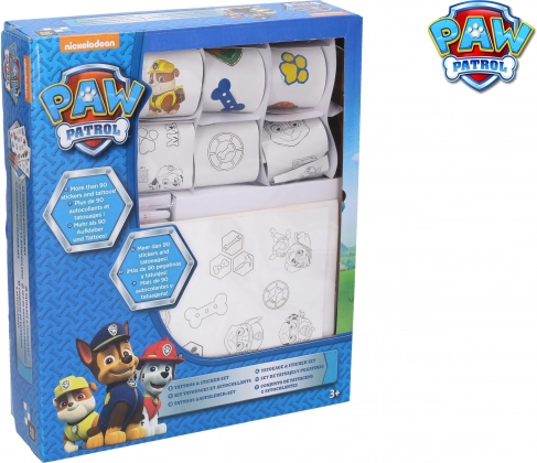 Paw Patrol naljepnice i tetovaže za bojanje