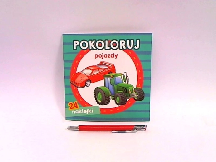 Oboji vozila – bojanka s naljepnicama