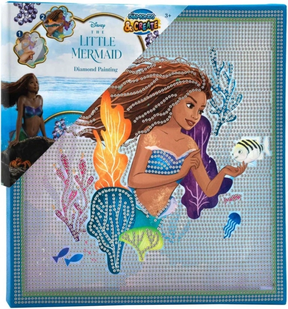 Set za oslikavanje kamenčićima Diamond XL - Mala sirena