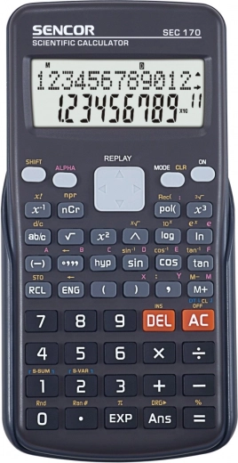 Znanstveni kalkulator SEC s 240 funkcija i LCD zaslonom