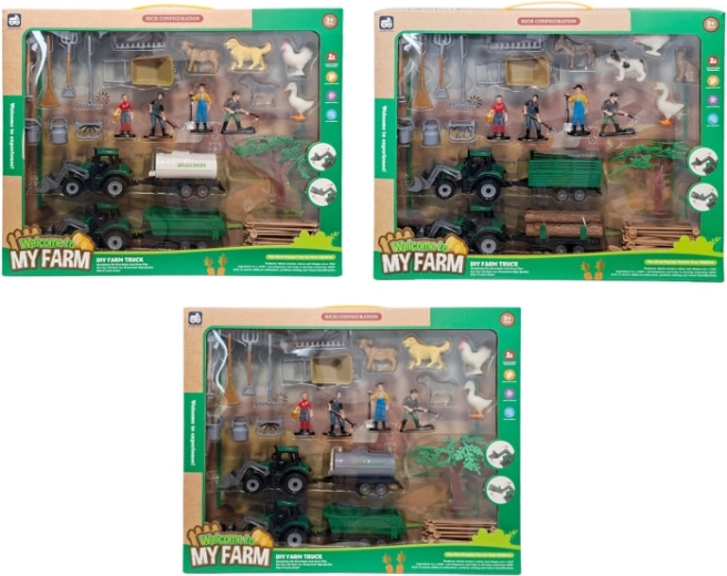 Set farma – traktor, figurice i životinje