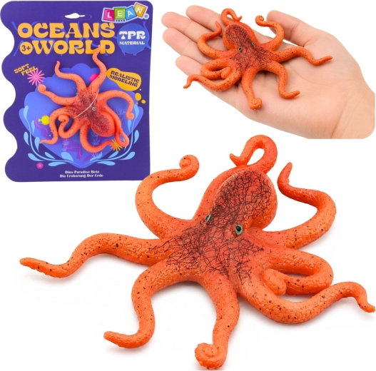Realistična gumena figurica hobotnice 12 cm