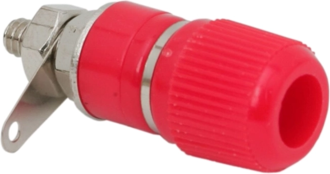 Panel-Mount Red Banana Socket