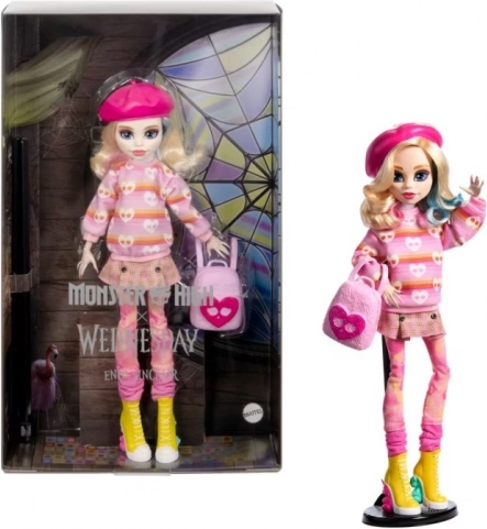 Lutka Enid Sinclair iz kolekcije Monster High x Wednesday