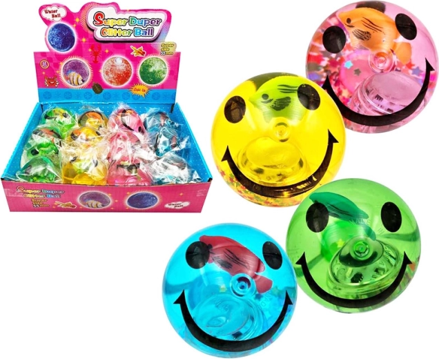 Skakajuća loptica Smajlić 5,5 cm