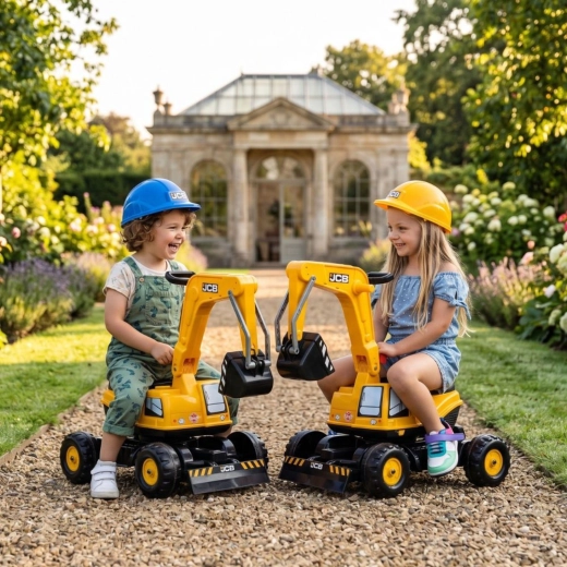 Ride-on toy for little builders