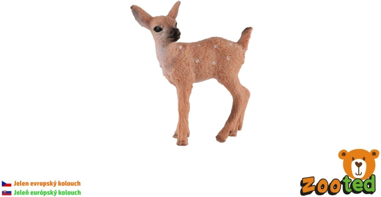 European roe deer fawn figurine