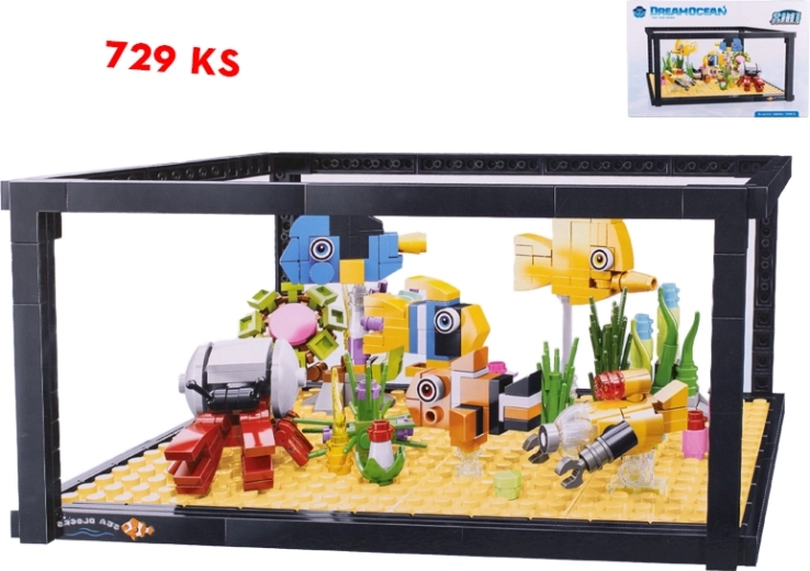 Konstrukcijski set akvarij 729 dijelova