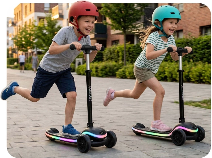 Stabilan troskoki dizajn i balansirajuće upravljanje