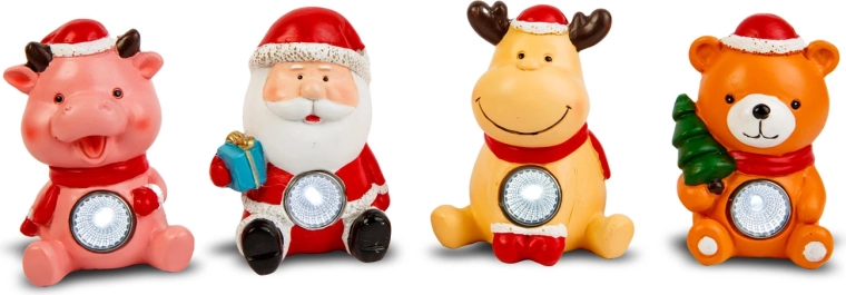 Four cute Christmas designs
