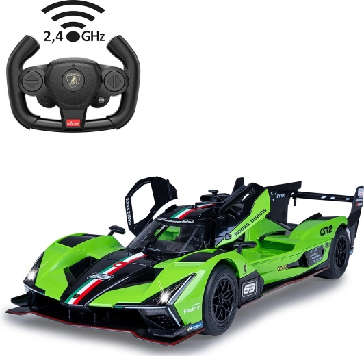 RC Lamborghini SC63 LMDH car 1:14 green